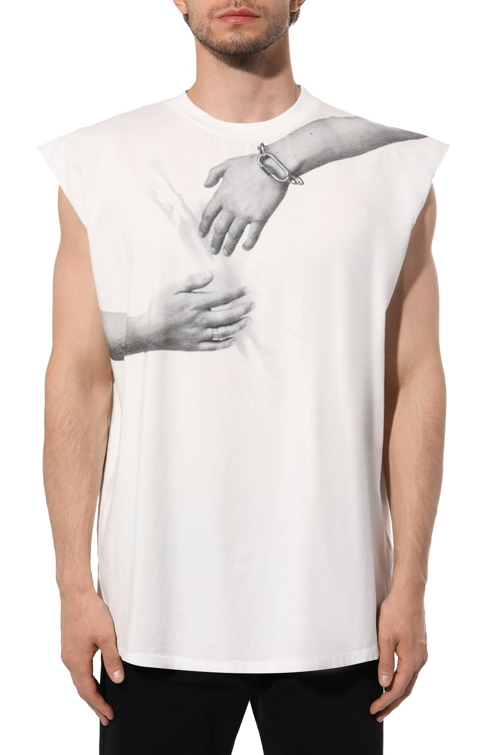 Хлопковая майка MM6, арт. SH2NL0003/S23588, фото 3