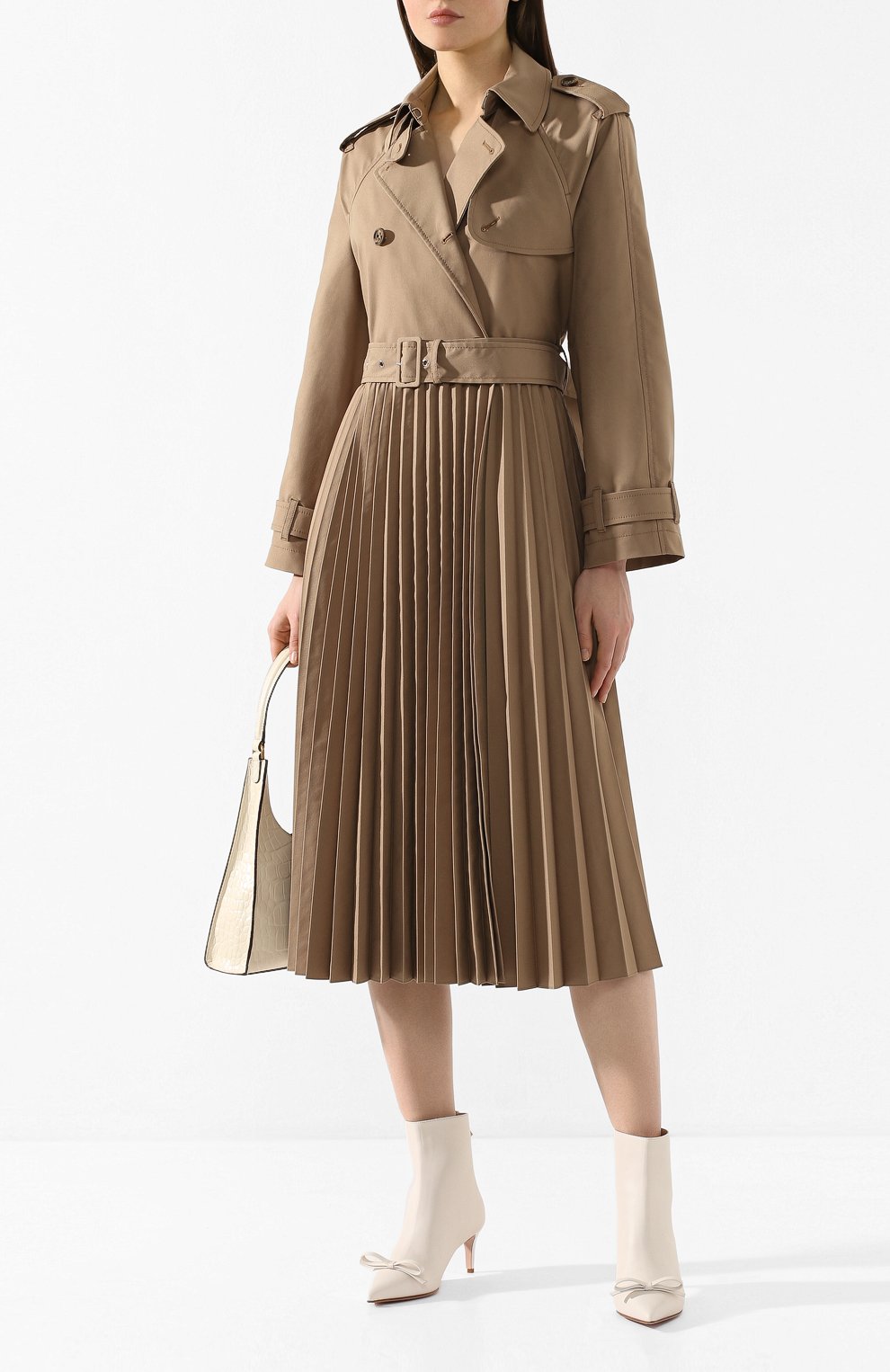 Тренч REDVALENTINO хаки цвета по цене 135000 руб., арт. TR3CHA25/4R6, фото 2 Тренч REDVALENTINO, арт. TR3CHA25/4R6, фото 2