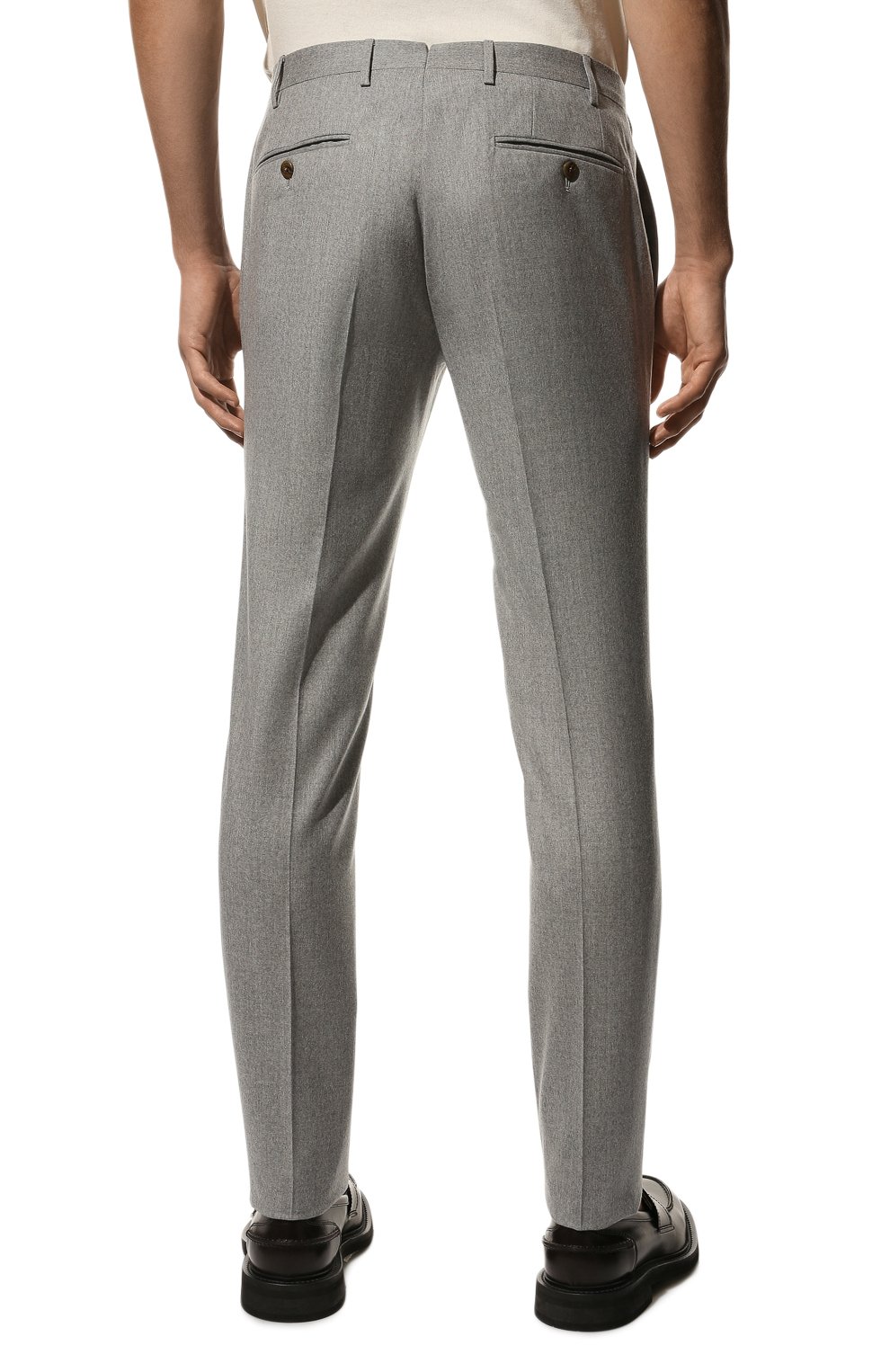 Шерстяные брюки CORNELIANI, арт. 905B01-2818111/02, фото 4