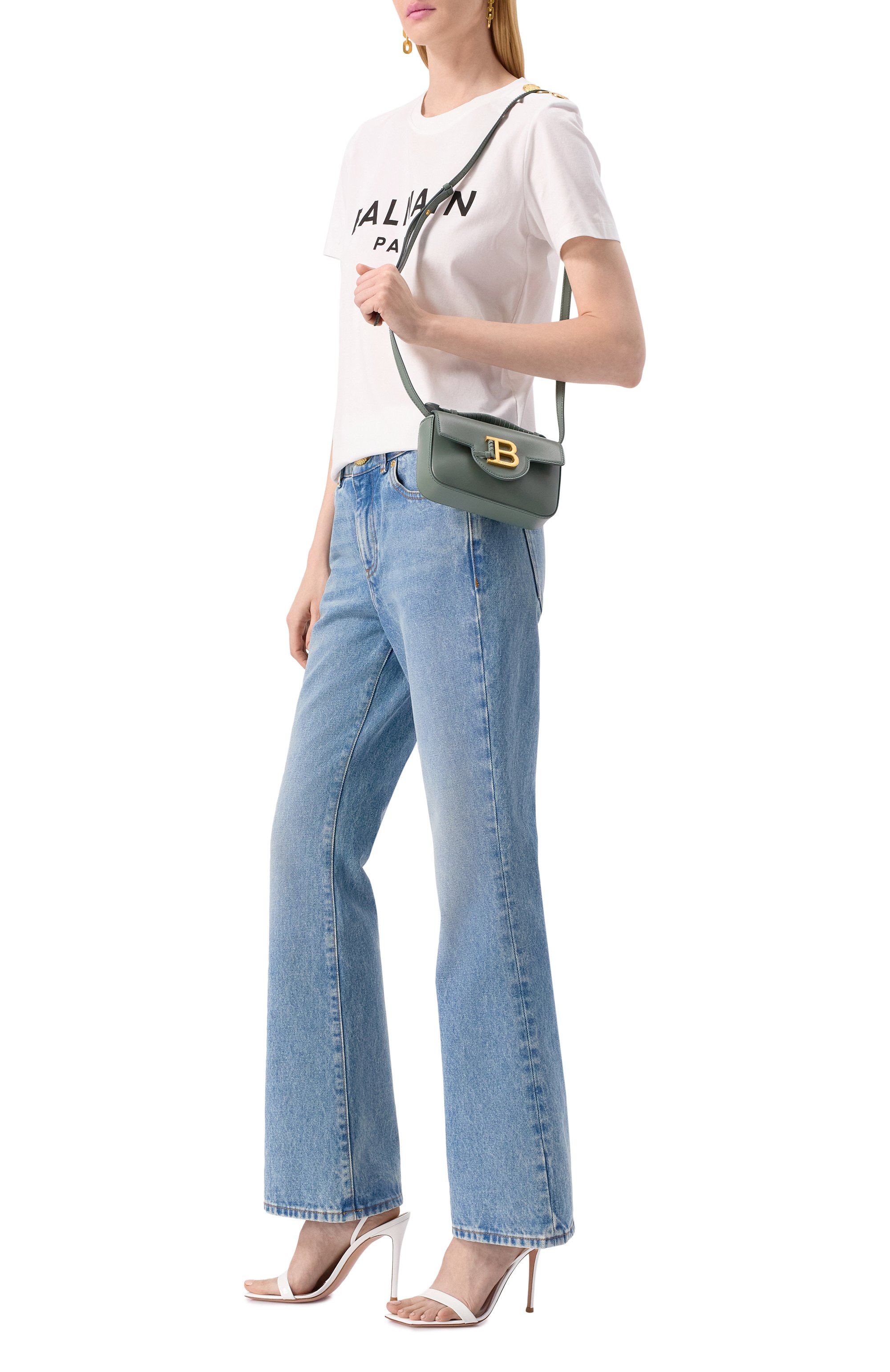 Сумка b-buzz mini BALMAIN, арт. EN1DG811/LP0S, фото 7