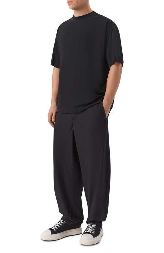 Хлопковая футболка Transit CFUTRC1365 Чёрный  CFUTRC1365 Фото 2