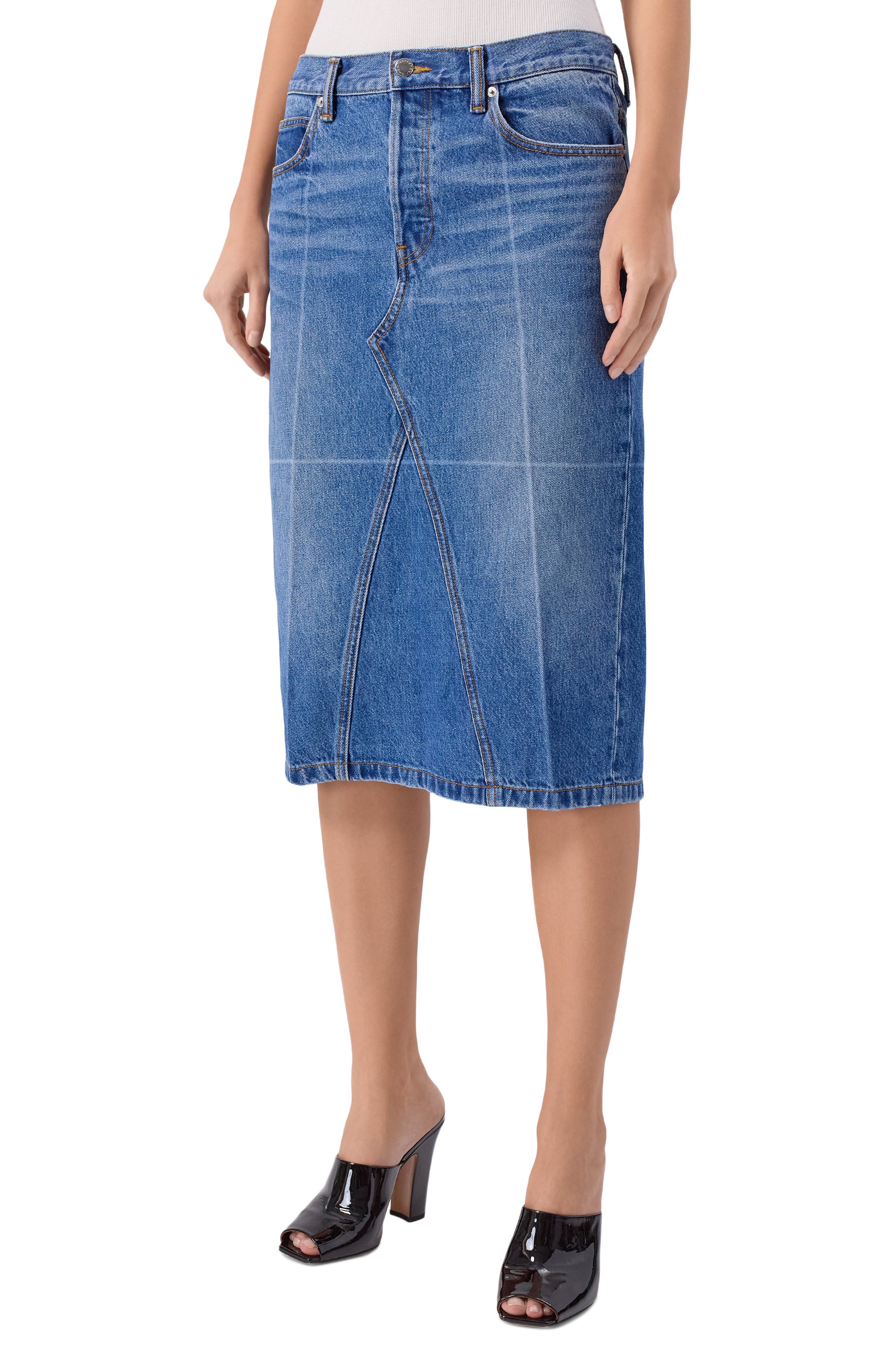 Джинсовая юбка ALEXANDER WANG, арт. 4DC4255849, фото 3