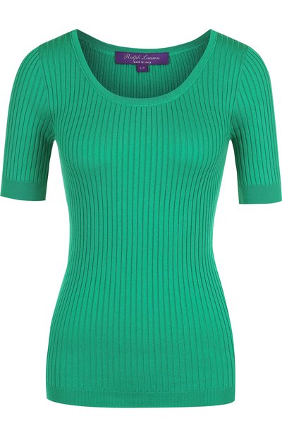 Женский топ фактурной вязки с круглым вырезом RALPH LAUREN, арт. 290710190