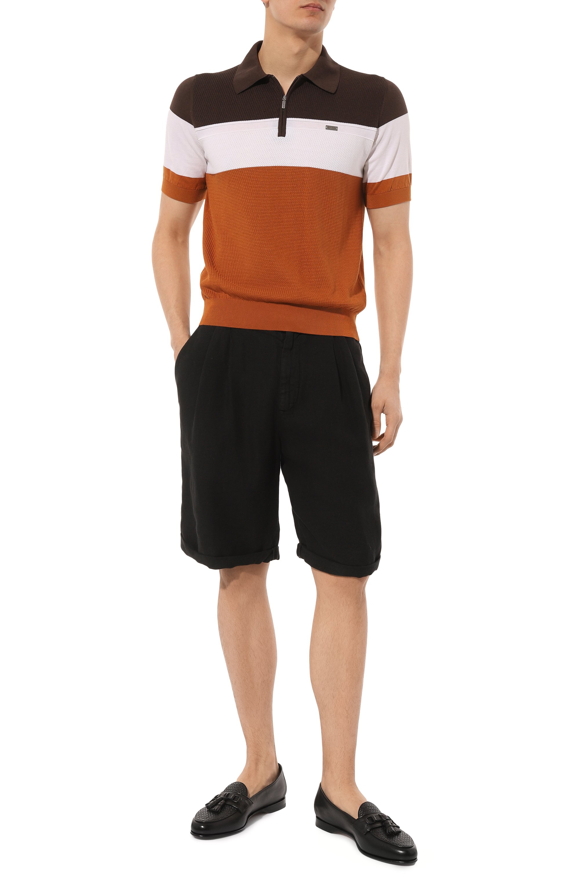 Кожаные лоферы andrea SANTONI, арт. MCAG18780PA1SSG6N01, фото 2