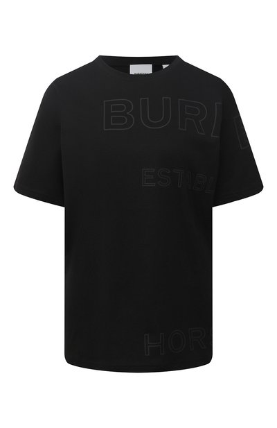 Женская хлопковая футболка BURBERRY, арт. 8036185