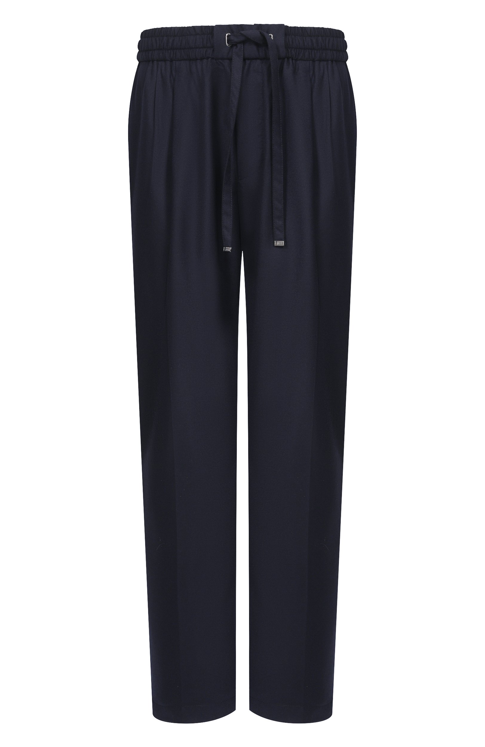 Шерстяные брюки DOLCE & GABBANA темно-синего цвета по цене 125500 руб., арт. GP26FT/FUBG8, фото 1 Шерстяные брюки DOLCE & GABBANA, арт. GP26FT/FUBG8, фото 1