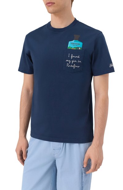 Хлопковая футболка MC2 SAINT BARTH, арт. STBM AUSTIN/05650H, фото 3