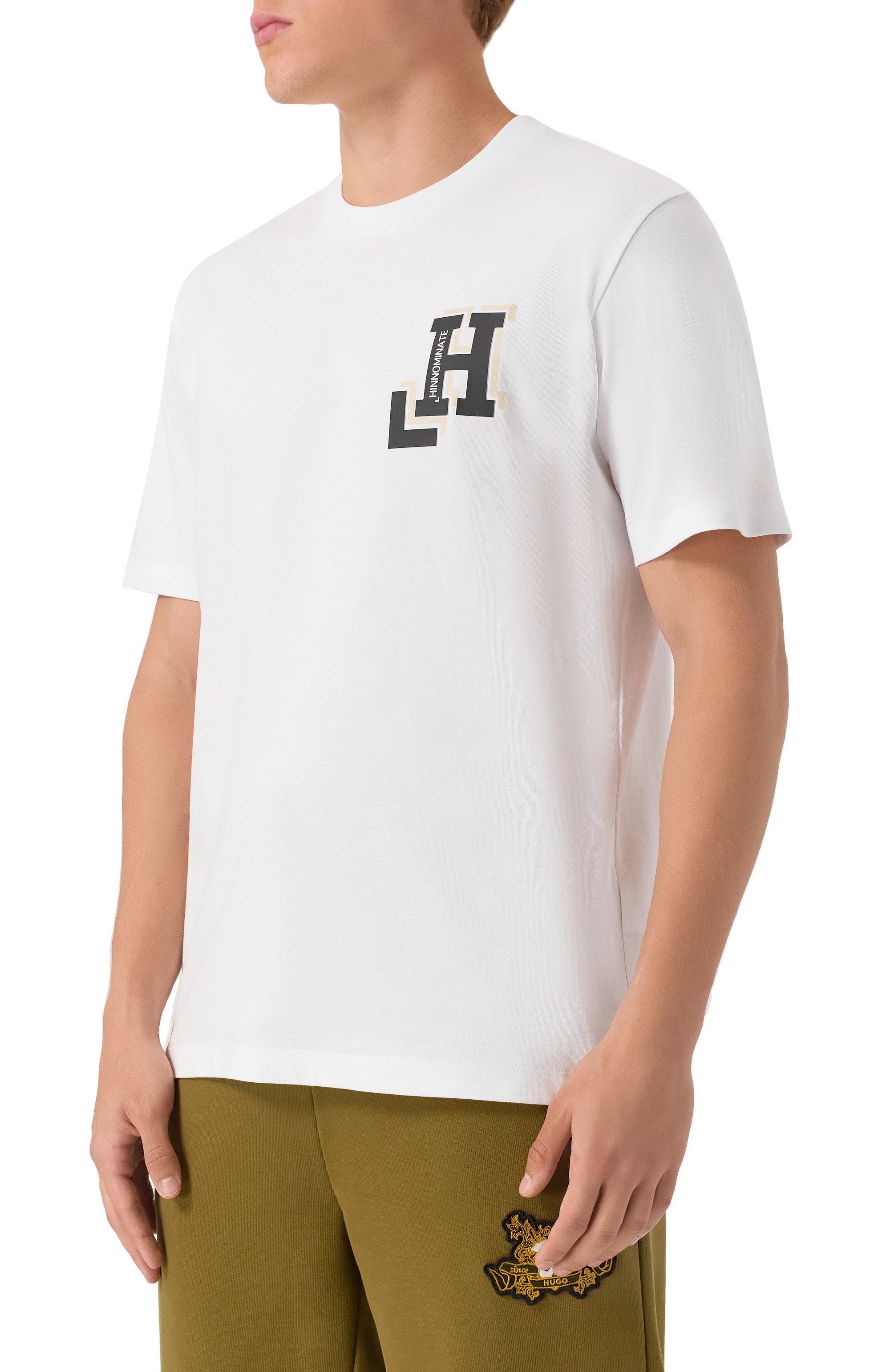 Хлопковая футболка HINNOMINATE, арт. HMABM01442, фото 3