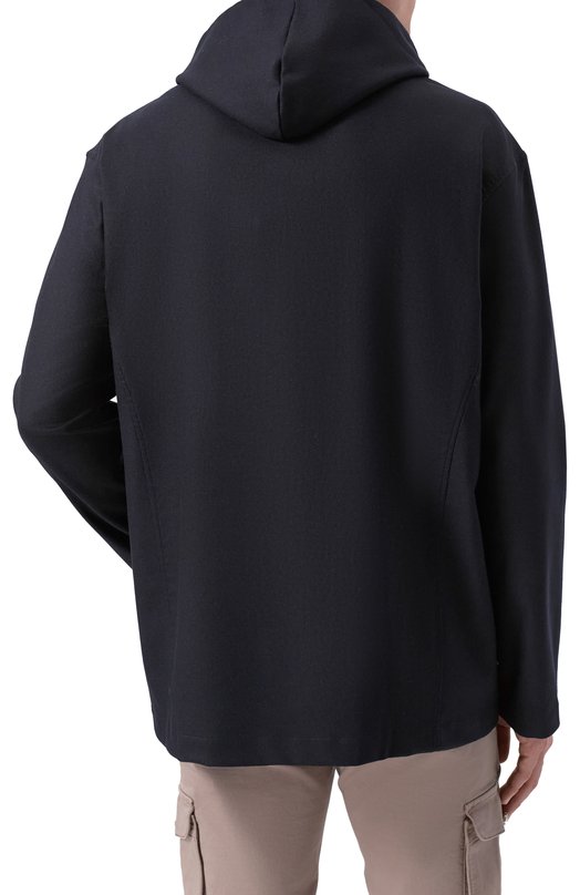Шерстяная рубашка Kiton UMCLUCAK0124G05 Синий  UMCLUCAK0124G05 Фото 4