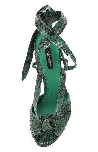 Босоножки keira из кожи питона DOLCE & GABBANA, арт. CR1016/A2043/PBIV, фото 5