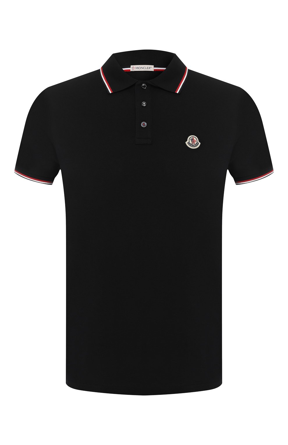 Хлопковое поло MONCLER, арт. E1-091-83456-00-84556, фото 1