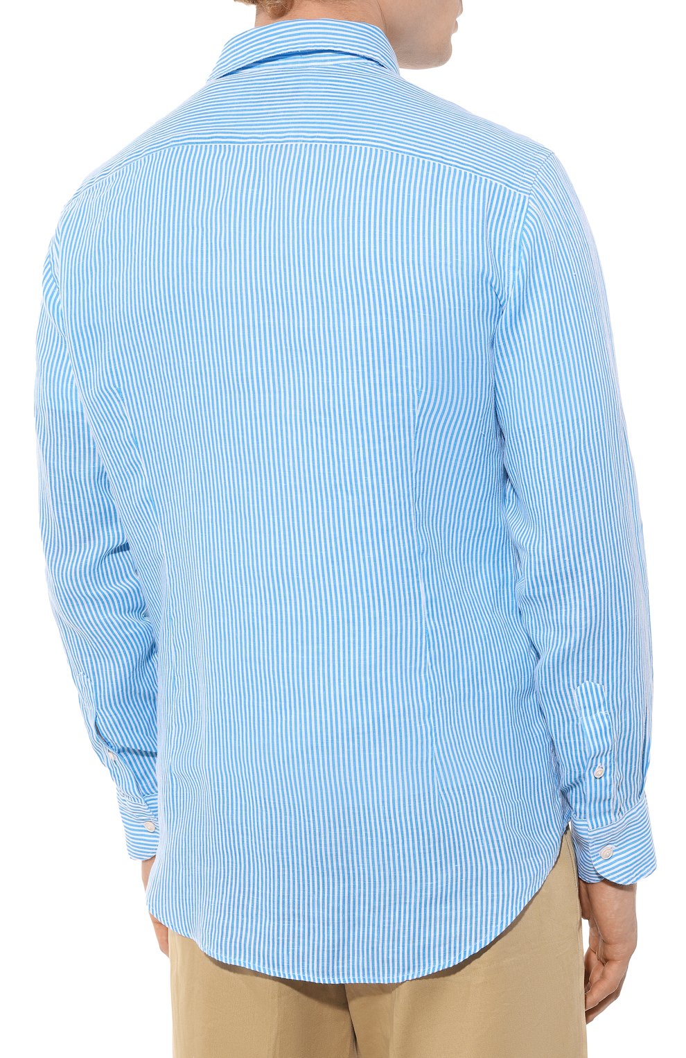 Льняная рубашка MC2 SAINT BARTH, арт. STBM/PAMPL0NA/05395D, фото 4