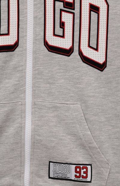 Хлопковая толстовка HUGO, арт. G00032, фото 3