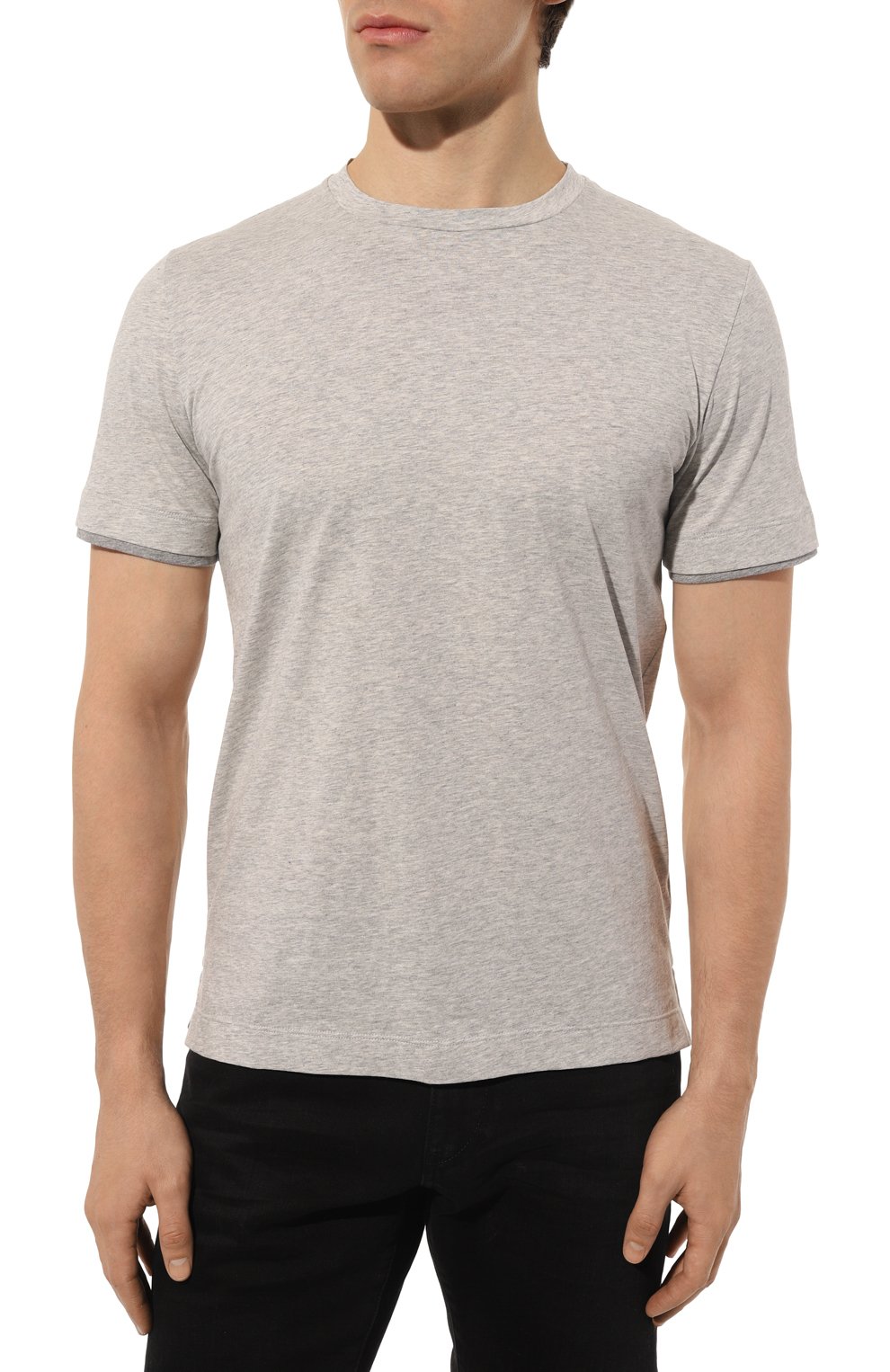 Хлопковая футболка CANALI, арт. T0691/MJ01037, фото 3