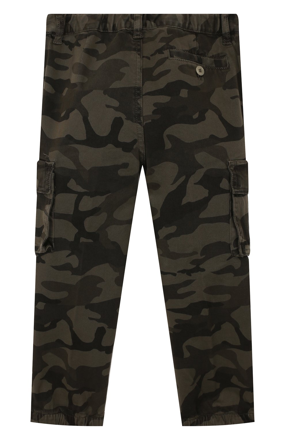 Хлопковые брюки-карго IL GUFO хаки цвета по цене 8985 руб., арт. A19PL290C4053/5A-8A, фото 2 Хлопковые брюки-карго IL GUFO, арт. A19PL290C4053/5A-8A, фото 2