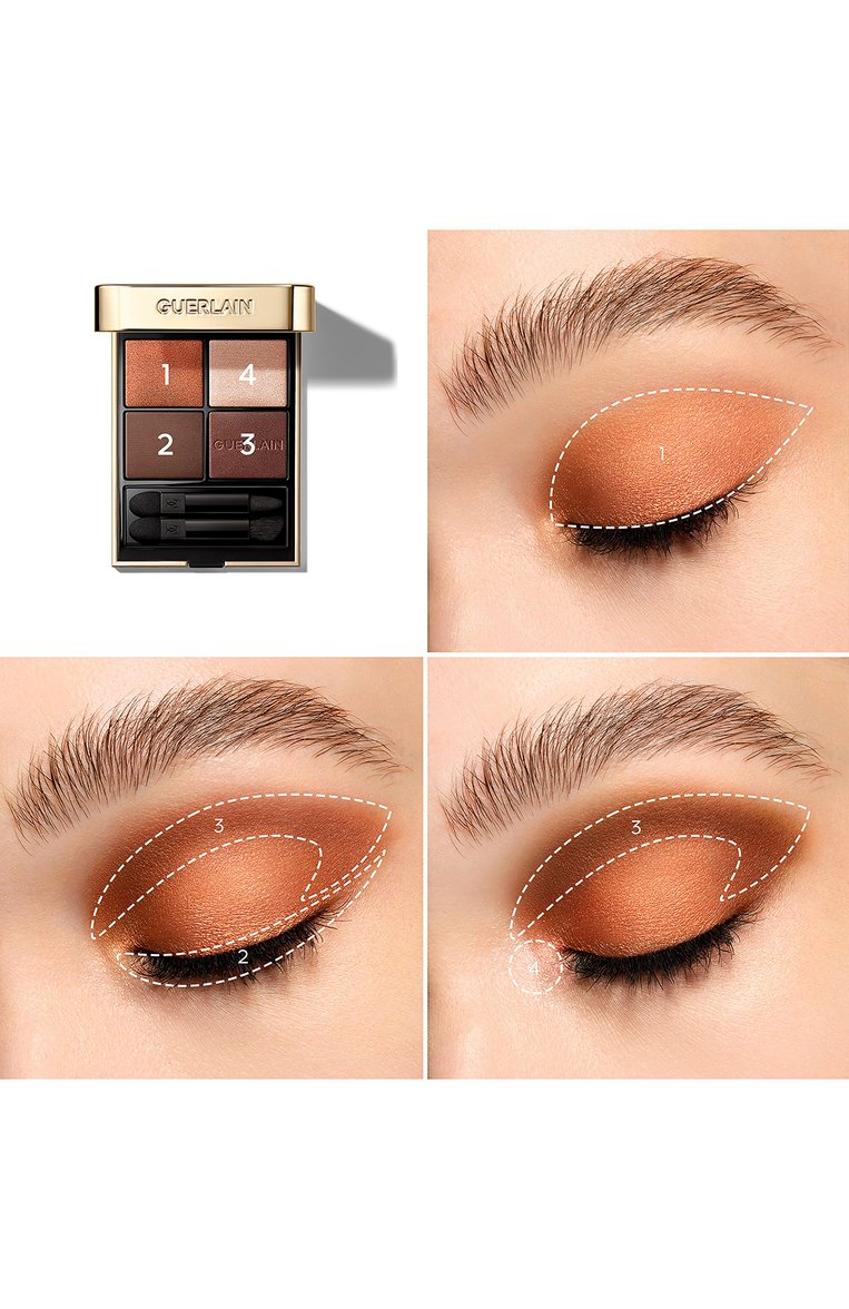 Тени для век ombres g, оттенок 910 нюдовый коричневый (4x1.5g) GUERLAIN, арт. G043965, фото 1