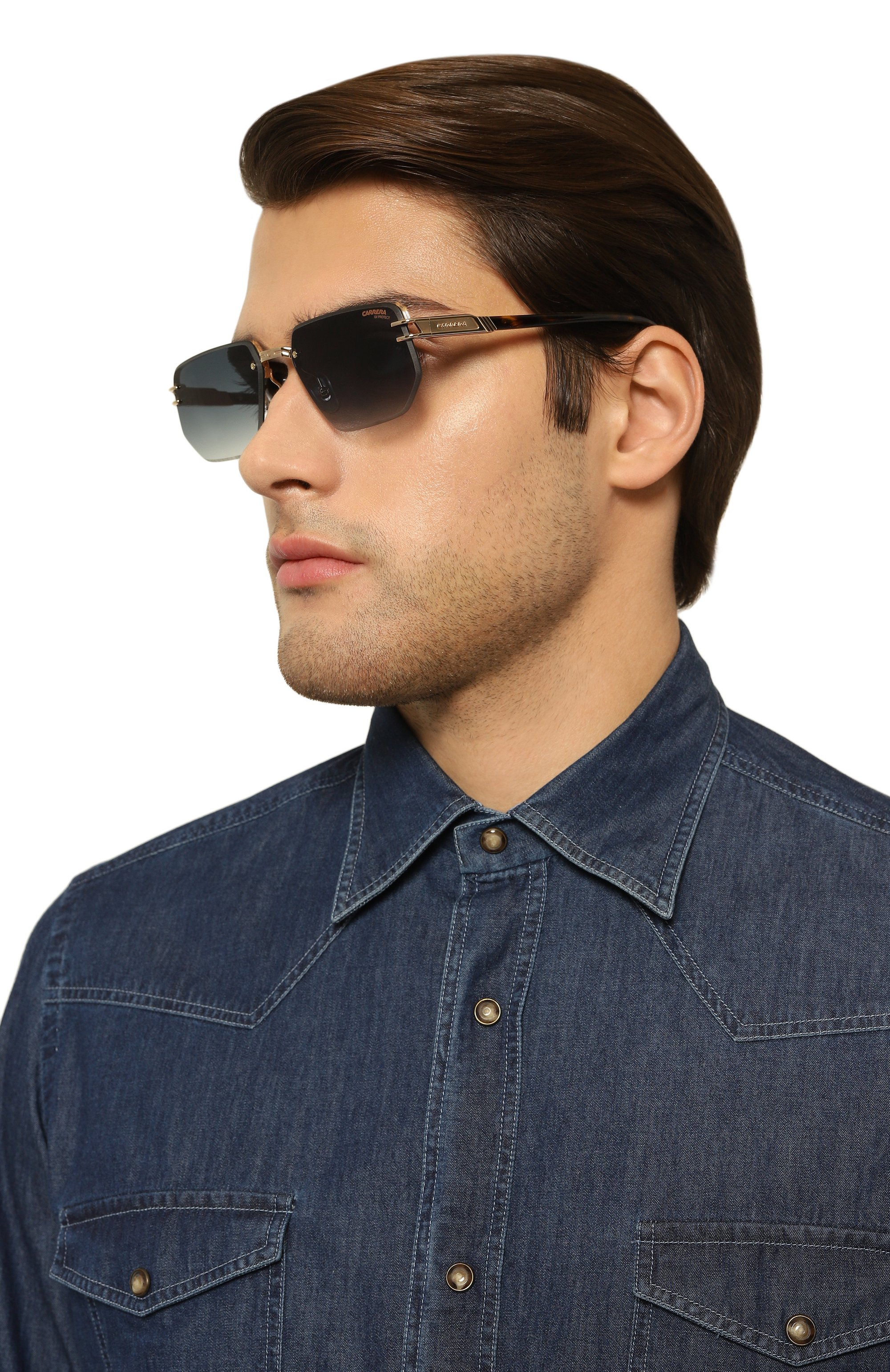 Солнцезащитные очки CARRERA синего цвета по цене 23300 руб., арт. CARRERA 1070 0NR, фото 3 Солнцезащитные очки CARRERA, арт. CARRERA 1070 0NR, фото 3