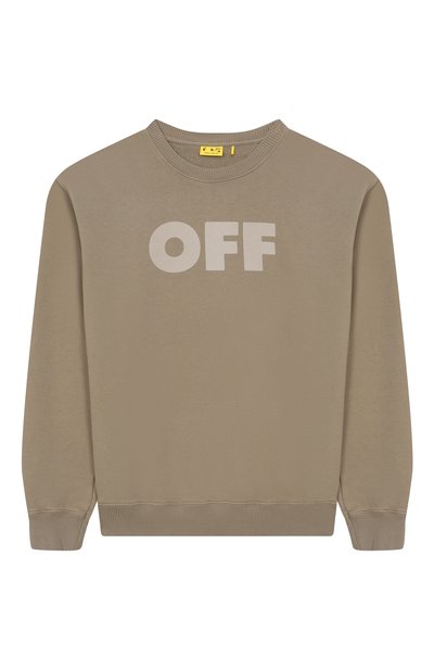 Хлопковый свитшот OFF-WHITE, арт. 0BBA001S25FLE003/12+, фото 1