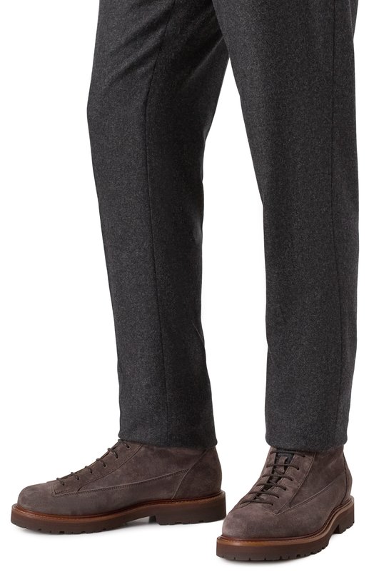 Замшевые ботинки Urban Outdoor Brunello Cucinelli MZUNVJW717 Коричневый  MZUNVJW717 Фото 3