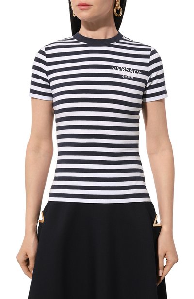 Хлопковая футболка VERSACE, арт. 1014414/1A10133, фото 3