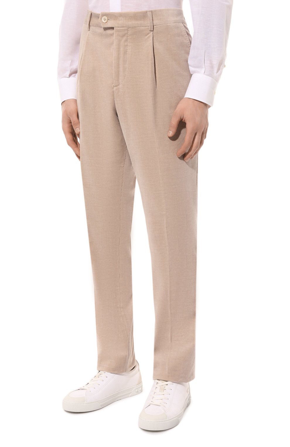 Вельветовый костюм BRUNELLO CUCINELLI бежевого цвета по цене 543000 руб., арт. MQ435LBNH, фото 4 Вельветовый костюм BRUNELLO CUCINELLI, арт. MQ435LBNH, фото 4