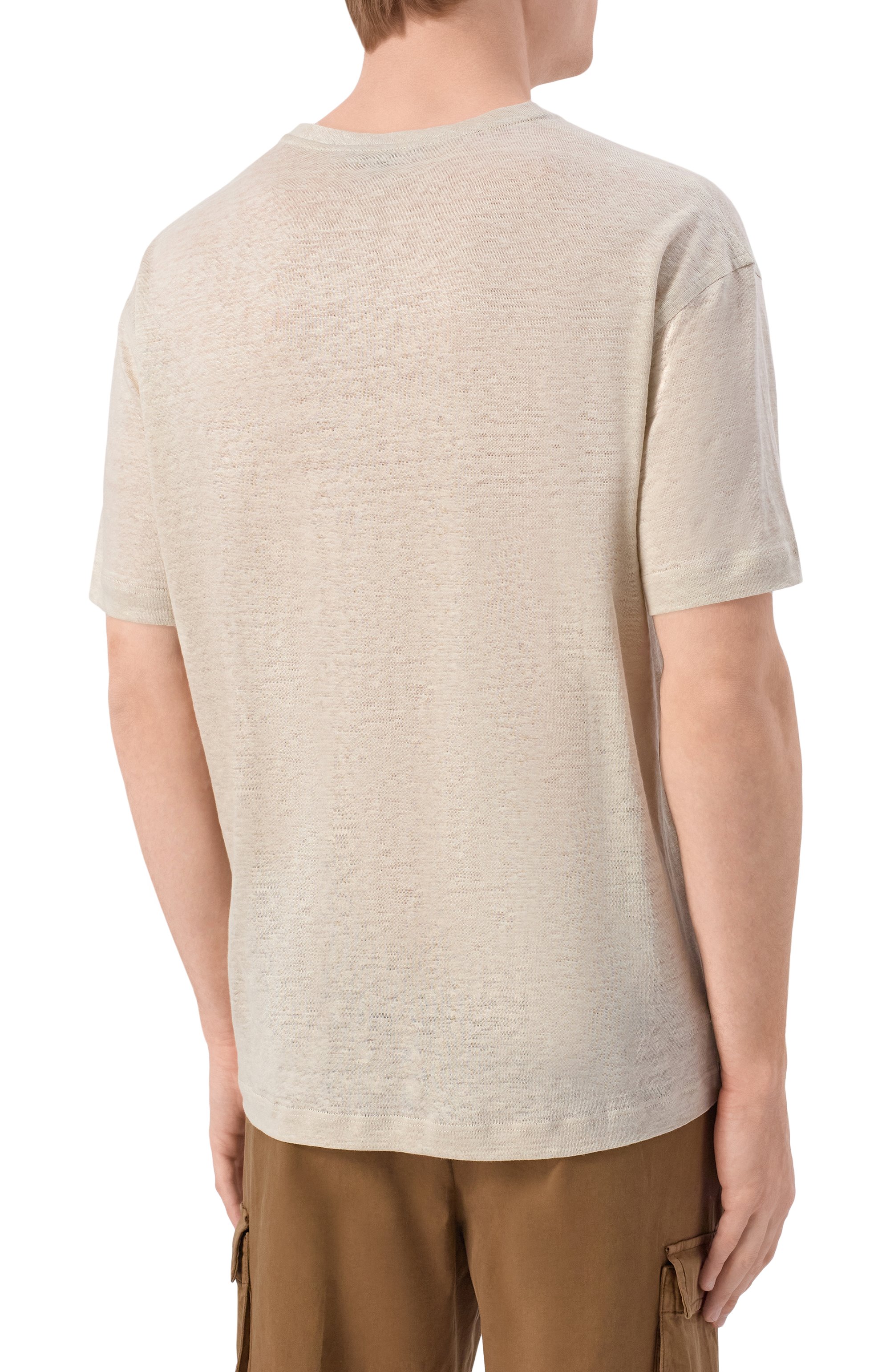 Льняная футболка ZILLI, арт. TSR03RM0900V00000, фото 4