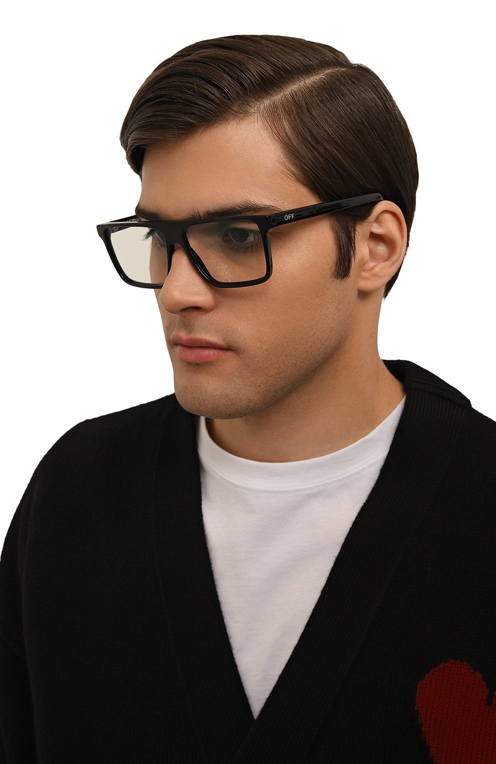 Оправа OFF-WHITE черного цвета по цене 29500 руб., арт. 0ERJ036/1000, фото 2 Оправа OFF-WHITE, арт. 0ERJ036/1000, фото 2