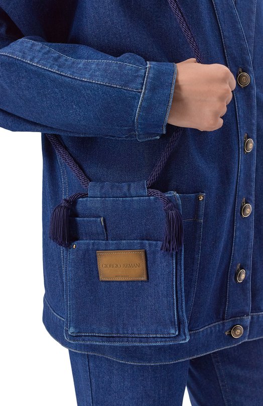 Джинсовый жакет Giorgio Armani GW002597/AF25753 Синий  GW002597/AF25753 Фото 6