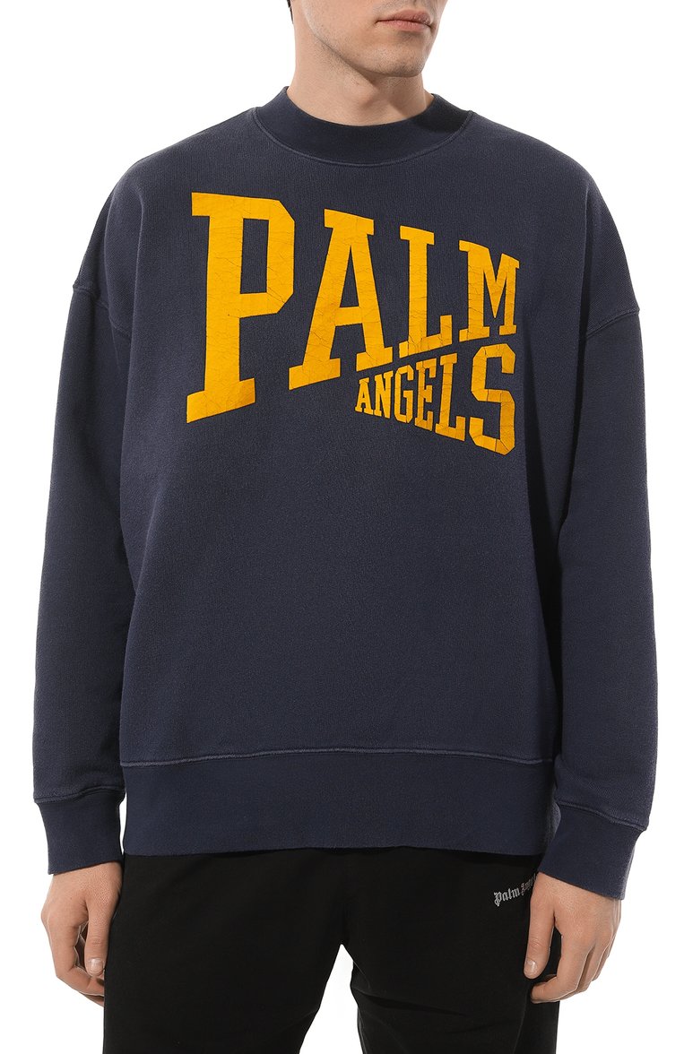 Хлопковый свитшот PALM ANGELS, арт. PMBA065F23FLE0034676, фото 1