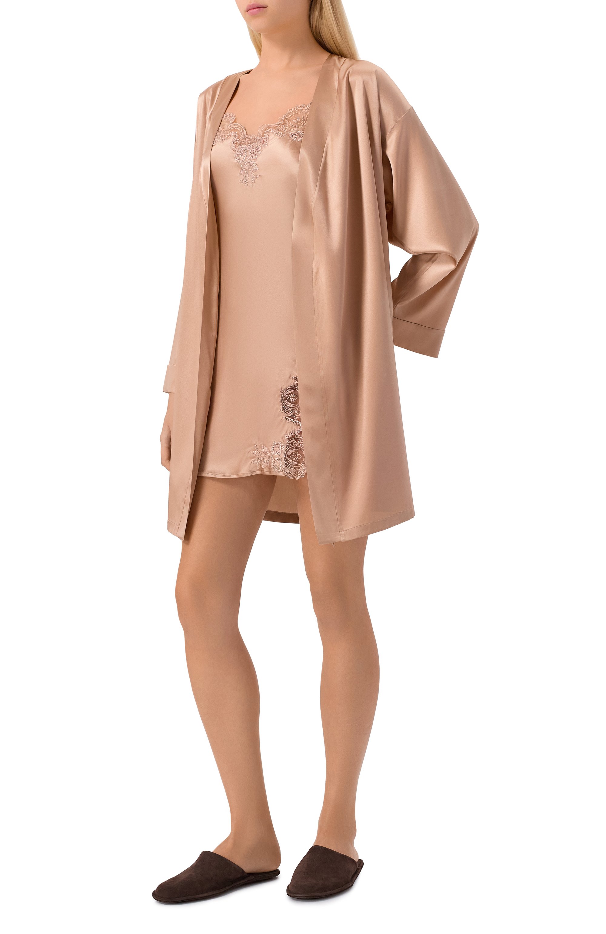 Шелковый халат I.D. SARRIERI, арт. J9961, фото 2