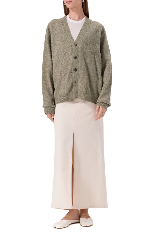 Кожаные сабо Tabi Maison Margiela S39WZ0103/P6853 Белый  S39WZ0103/P6853 Фото 2