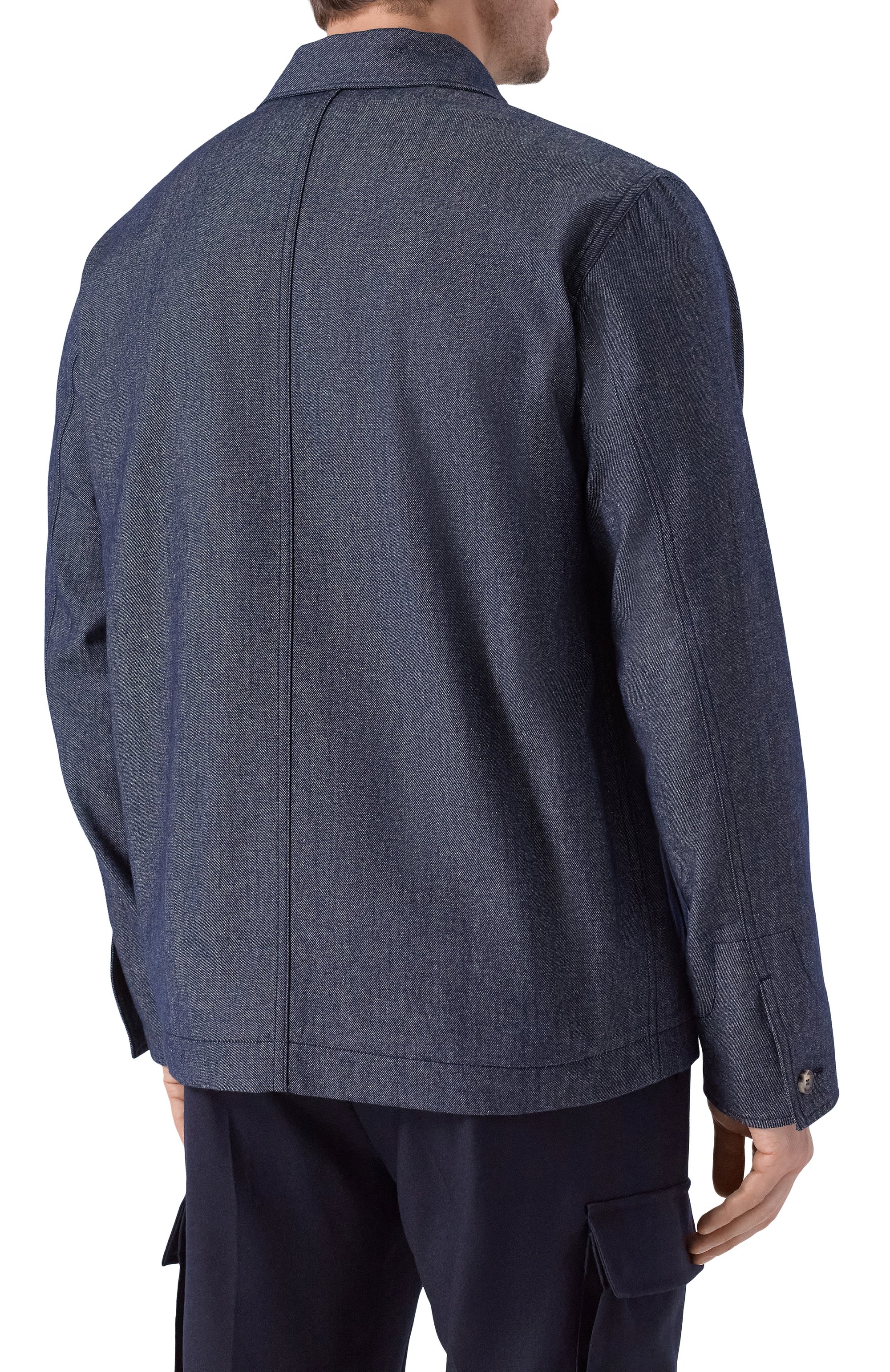 Куртка-рубашка из хлопка и шерсти JACOB COHEN, арт. JUM_E0033 080 S4307 RW, фото 4