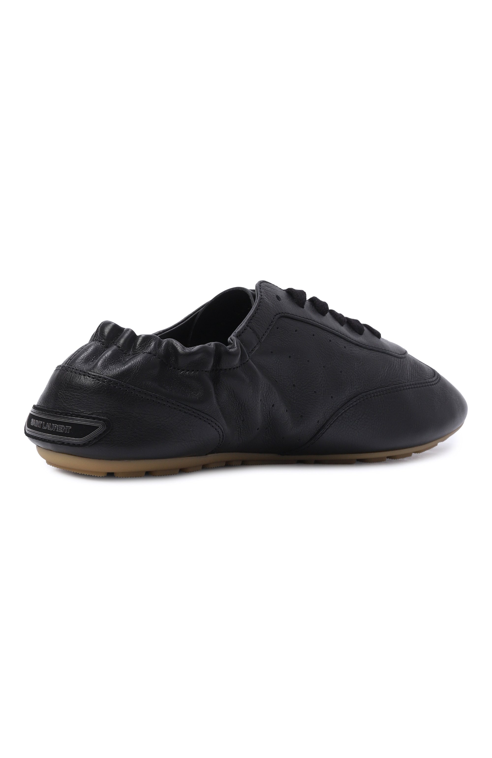 Кожаные кроссовки lewis SAINT LAURENT черного цвета по цене 131000 руб., арт. 862568/25V00, фото 4 Кожаные кроссовки lewis SAINT LAURENT, арт. 862568/25V00, фото 4