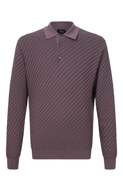 Поло из хлопка и шелка BRIONI, арт. UMR10L/PAK22, фото 1