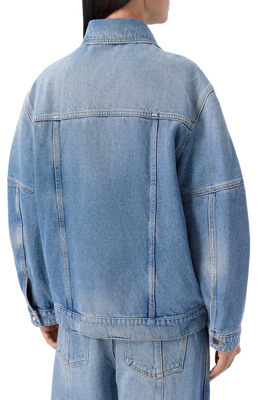 Джинсовая куртка Moschino A0509/5523 Голубой  A0509/5523 Фото 4