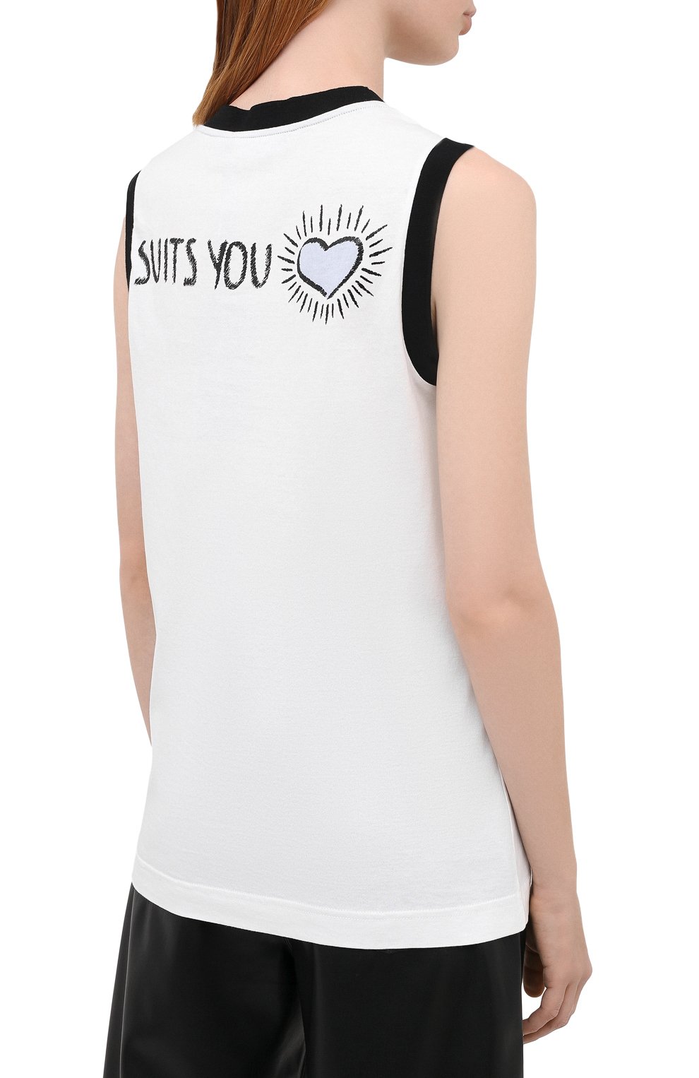 Хлопковая майка DOLCE & GABBANA, арт. F8M64T/G7XHQ, фото 4