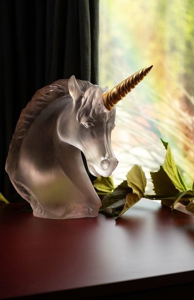 Скульптура unicorn DAUM светло-розового цвета по цене 728500 руб., арт. 05801, фото 3 Скульптура unicorn DAUM, арт. 05801, фото 3