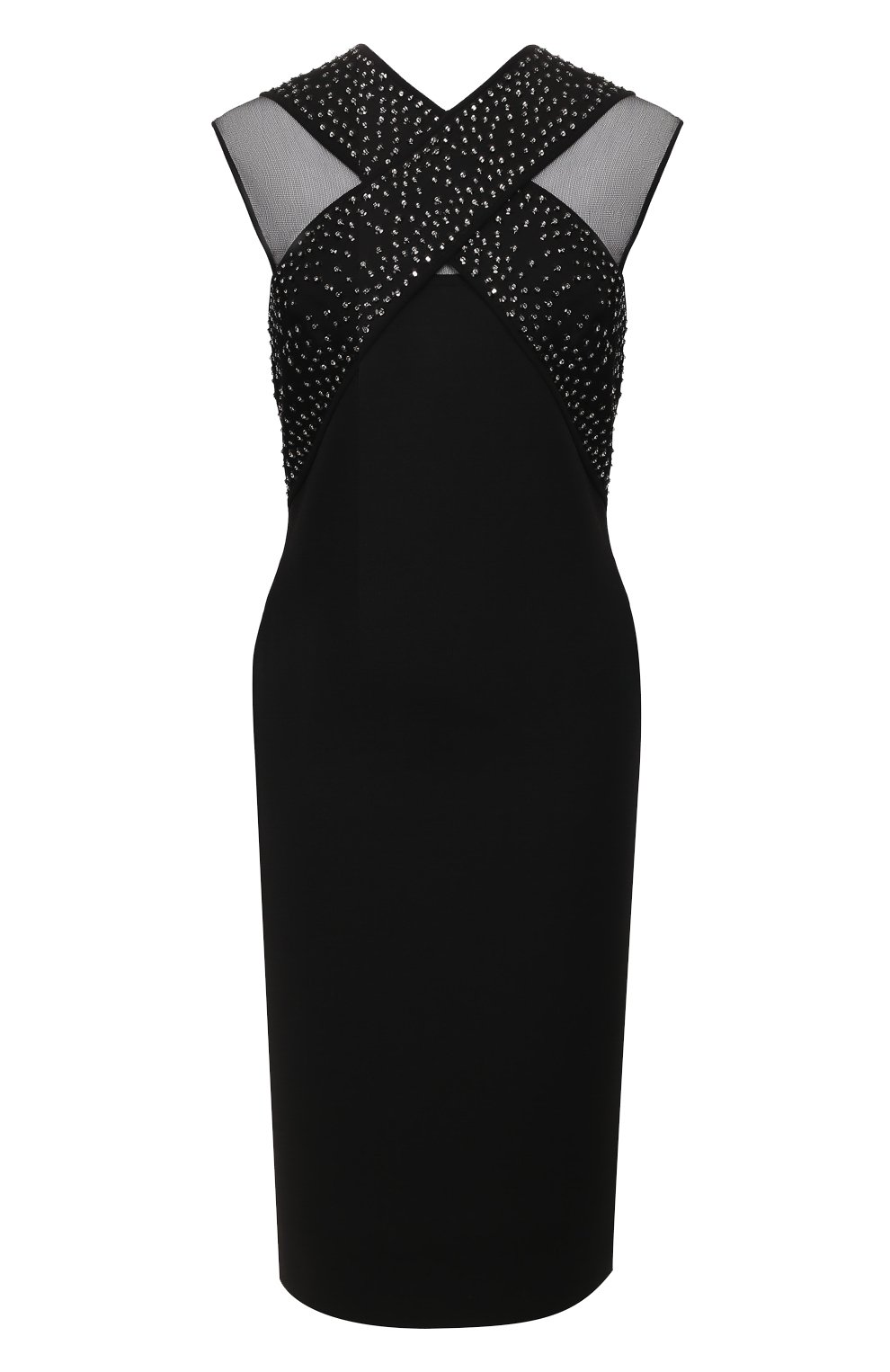 Платье из вискозы GIVENCHY черного цвета по цене 242000 руб., арт. BW20UF4Z6V, фото 1 Платье из вискозы GIVENCHY, арт. BW20UF4Z6V, фото 1