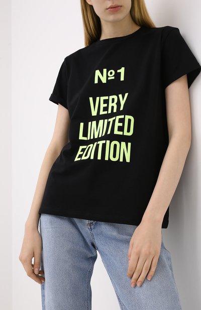 Хлопковая футболка SEVEN LAB, арт. T20-№1VLE neon black, фото 3