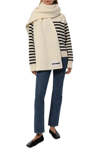 Шерстяной шарф JIL SANDER, арт. J40ZZ0152/J14737, фото 2