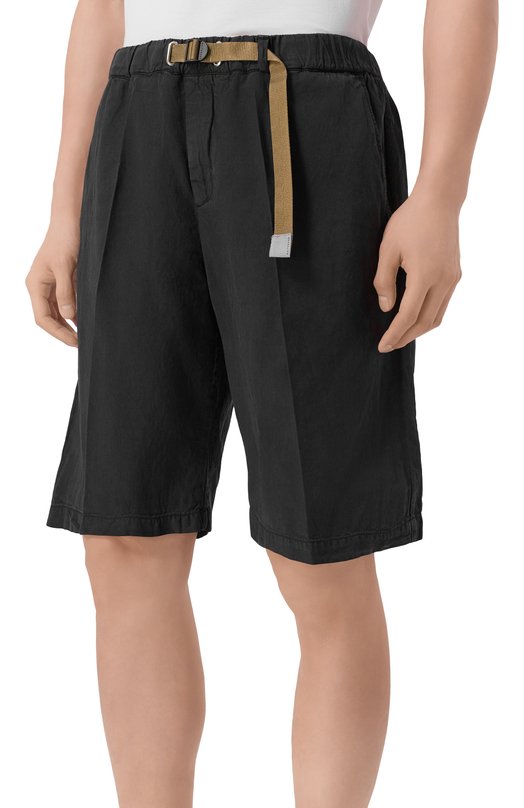 Шорты из лиоцелла и льна White Sand 26SU51/80 Чёрный  26SU51/80 Фото 3