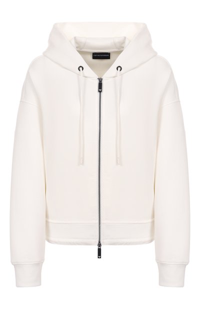 Женский хлопковая толстовка EMPORIO ARMANI, арт. EW001358/AF10002