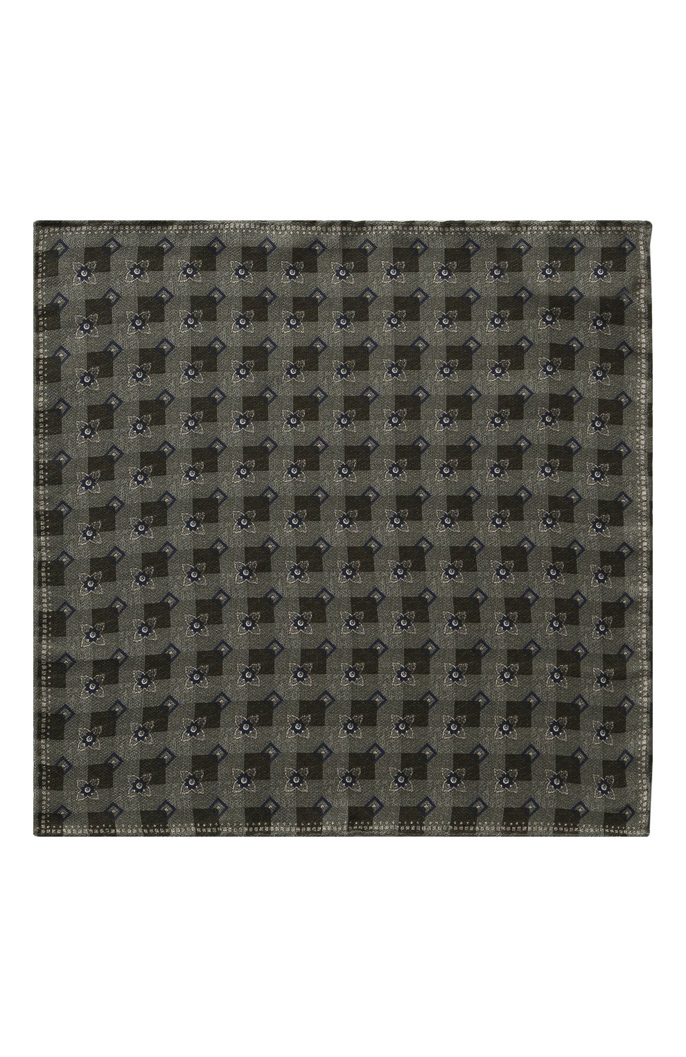 Шелковый платок BRUNELLO CUCINELLI зеленого цвета по цене 23150 руб., арт. MG8720091, фото 3 Шелковый платок BRUNELLO CUCINELLI, арт. MG8720091, фото 3