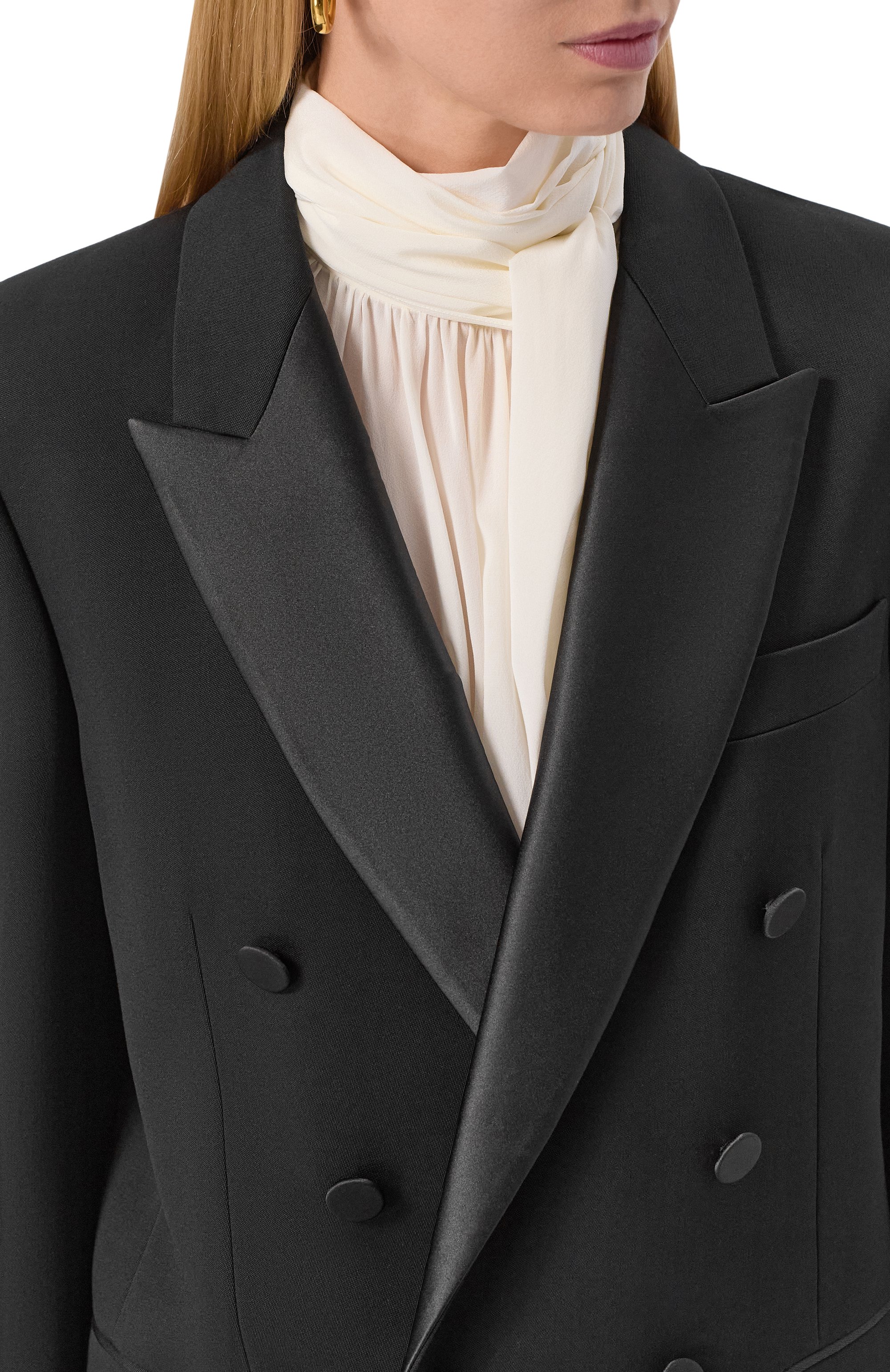 Шерстяной жакет SAINT LAURENT, арт. 837658/Y7E63, фото 5