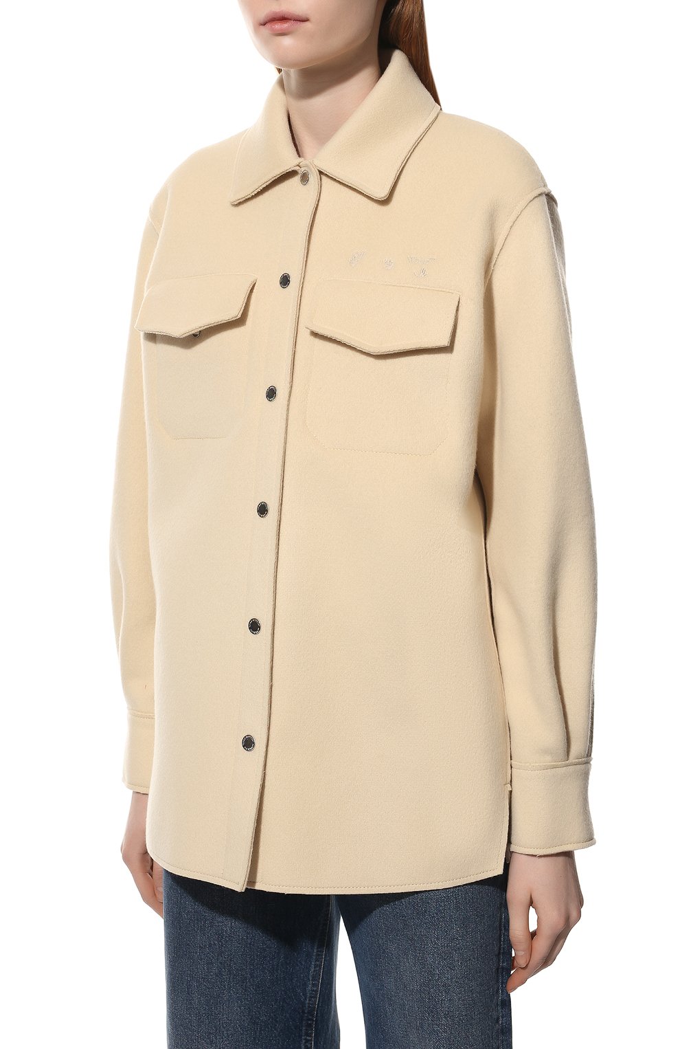 Шерстяная куртка OFF-WHITE, арт. 0WEA261C99FAB001, фото 3