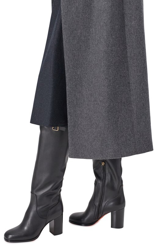 Кожаные сапоги Santoni WSNG71746HI3NDYL Чёрный  WSNG71746HI3NDYL Фото 2