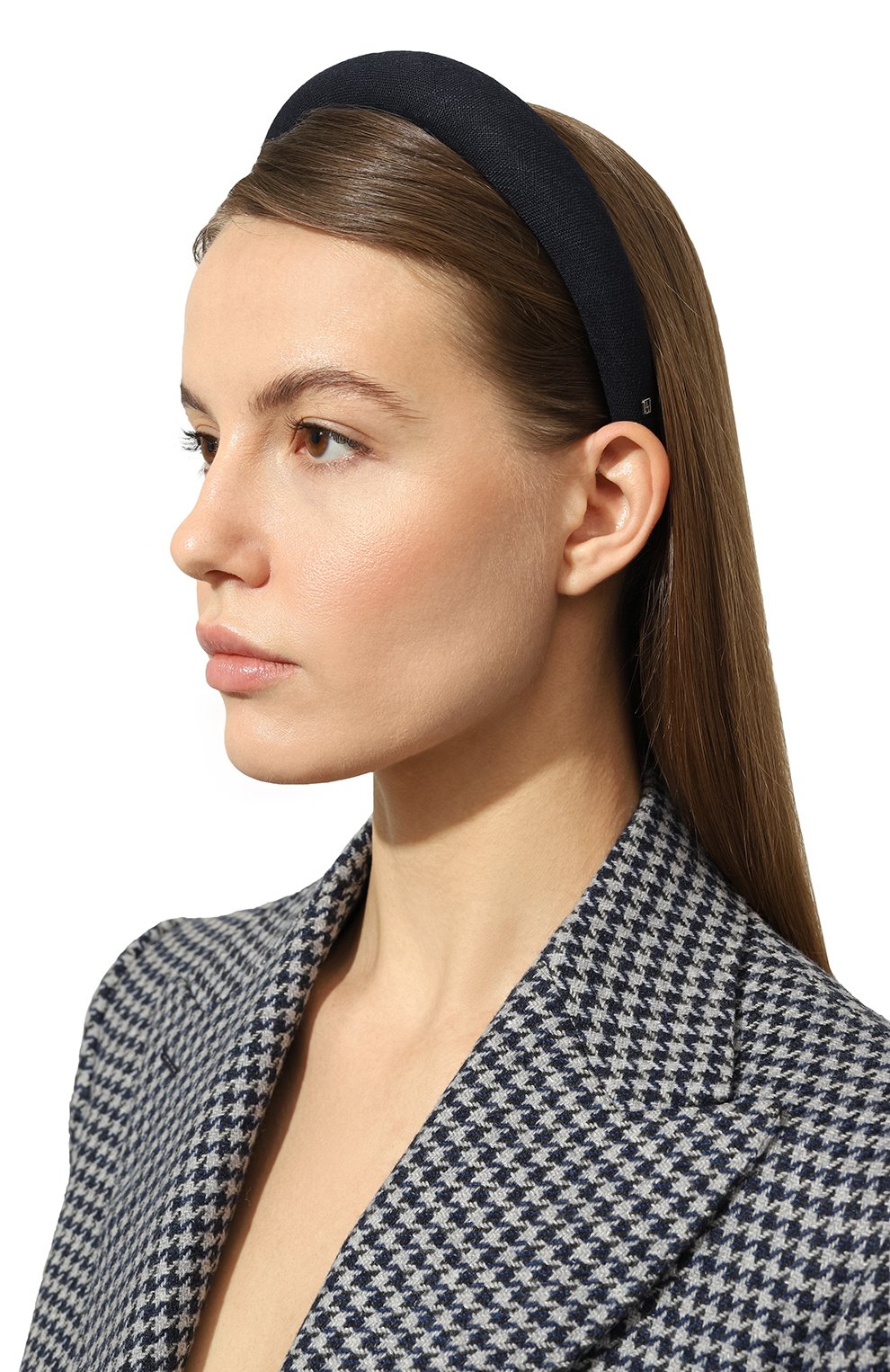 Ободок для волос ALEXANDRE DE PARIS черного цвета по цене 16290 руб., арт. THB30A-1T-P24 M2, фото 2 Ободок для волос ALEXANDRE DE PARIS, арт. THB30A-1T-P24 M2, фото 2