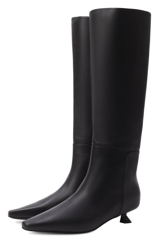 Кожаные сапоги Olympe 3JUIN 326W9001.F.1245997 Чёрный 326W9001.F.1245997