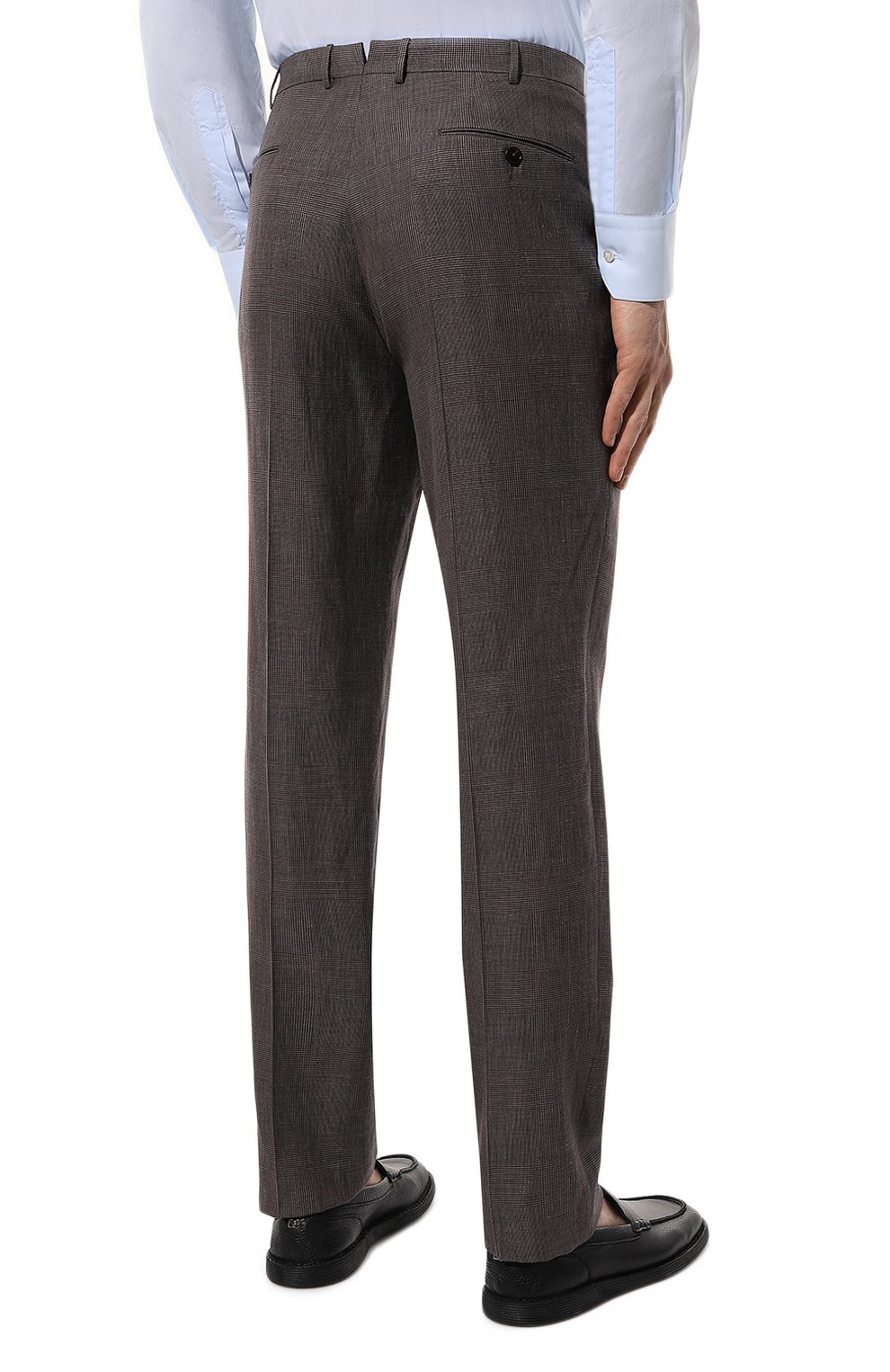 Брюки из шерсти и льна ZEGNA, арт. 749F09A7/75TB12, фото 4