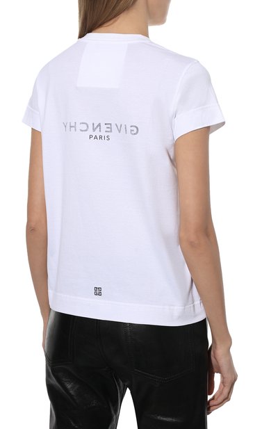 Хлопковая футболка GIVENCHY, арт. BW707Y3Z6P, фото 4